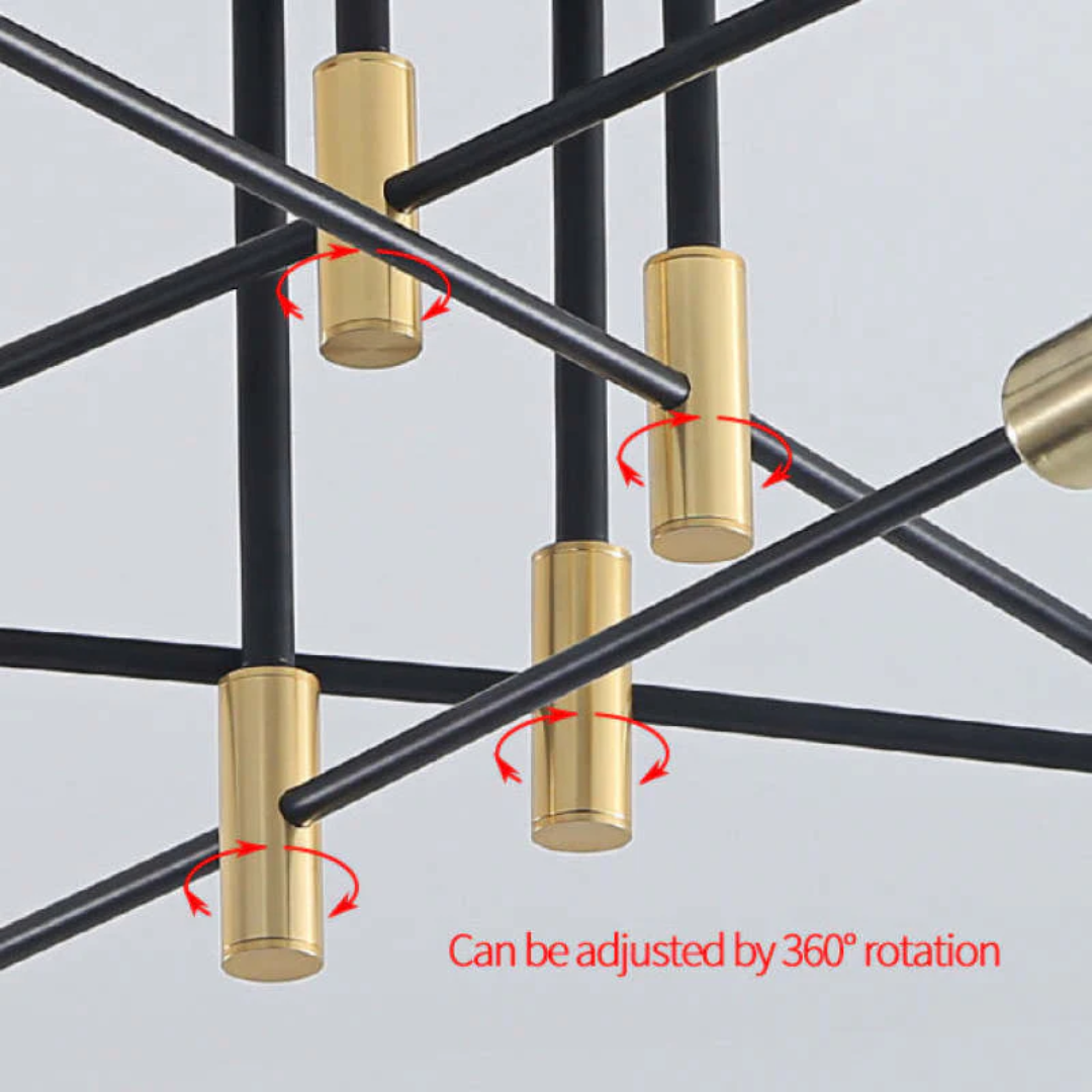 Modern LED Ceiling Lamp - Lumière Royale | Bowlift