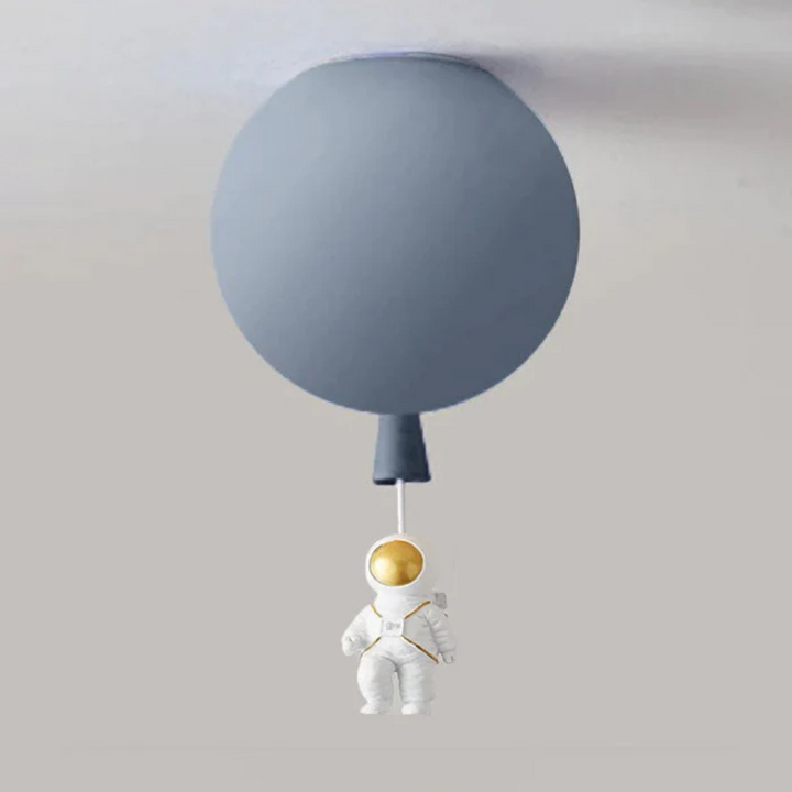 BowLift | Trendy Moon/Astronaut Kids Room LED Ceiling Lamp - CosmoGlow