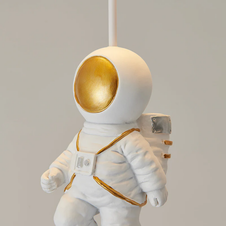 BowLift | Trendy Moon/Astronaut Kids Room LED Ceiling Lamp - CosmoGlow