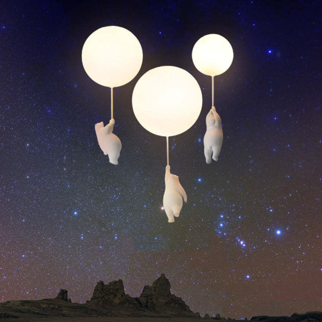 Fateh Ceiling Lamps Pendant Lamps Bear Balloon | Bowlift