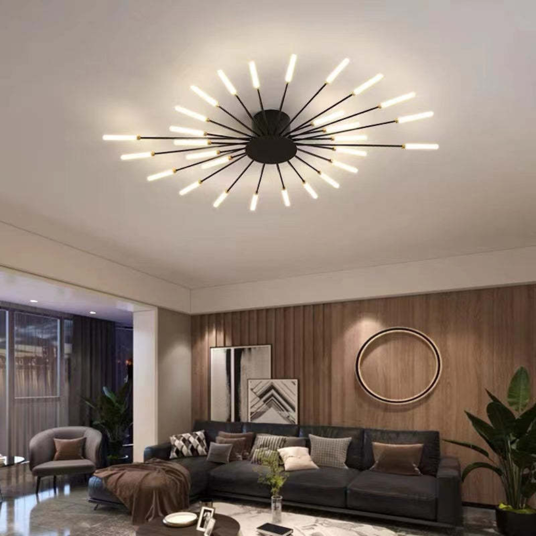BowLift | Modern Large LED Ceiling Lamp - LumenMax