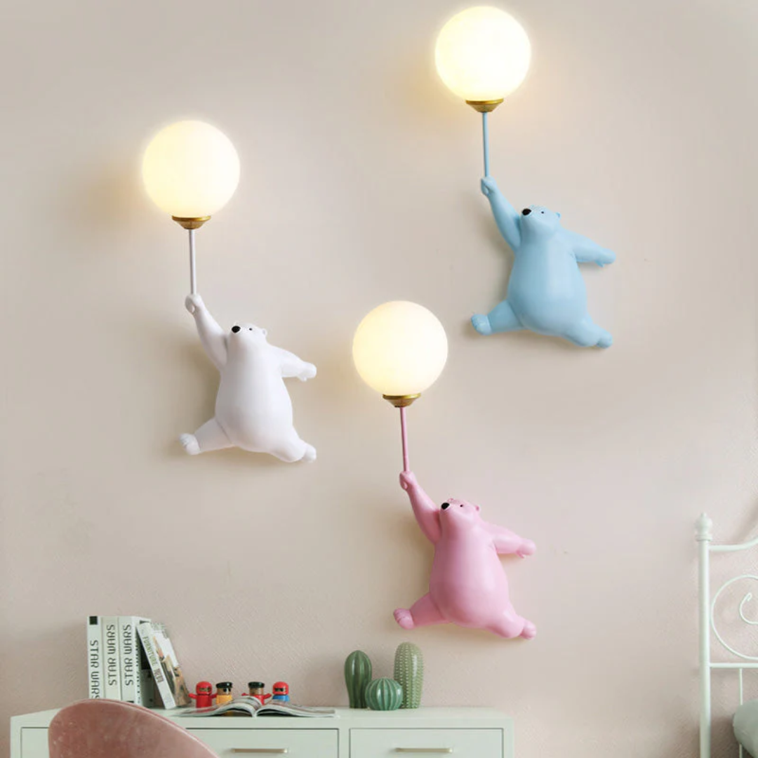 Designer Bear LED Wall Lamp - TeddyGlow | Bowlift