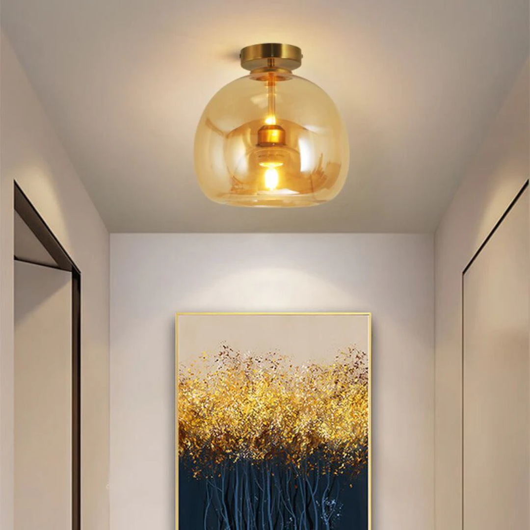 Modern Round LED Ceiling Lamp - Aurelia | Bowlift