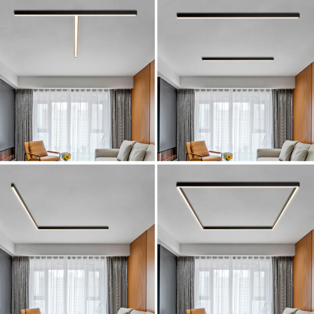BowLift | Industrial Linear LED Ceiling Lamp - Stratum
