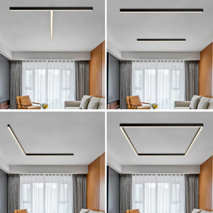 Modern Linear LED Ceiling Lighting Bowlift