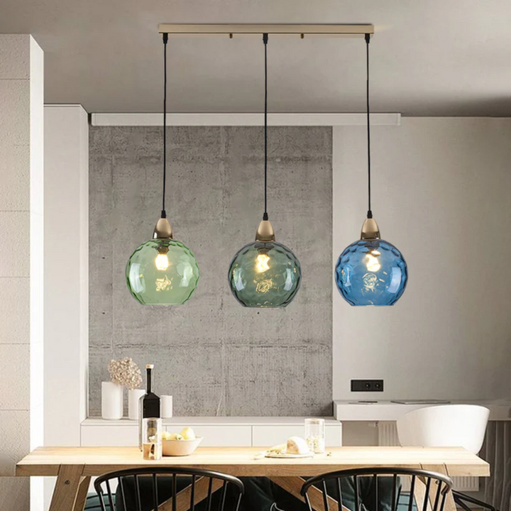 Modern Cluster Pendant Lamp with 3 Lights - Cascade | Bowlift