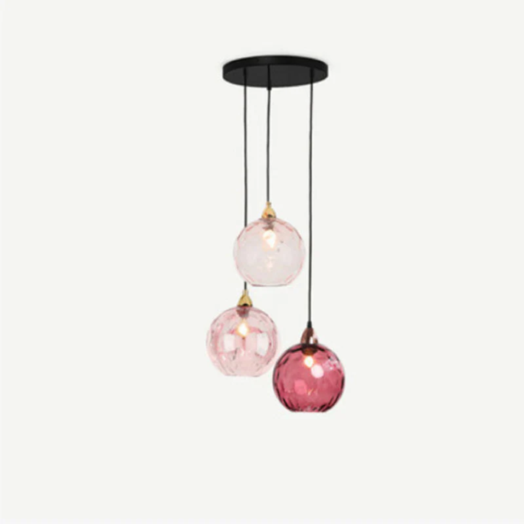 Modern Cluster Pendant Lamp with 3 Lights - Cascade | Bowlift