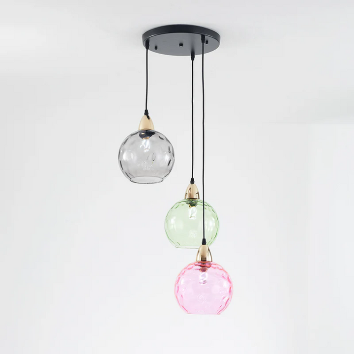 Modern Cluster Pendant Lamp with 3 Lights - Cascade | Bowlift