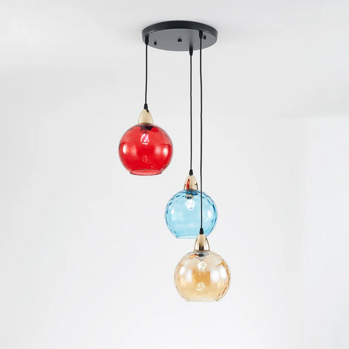 Modern Cluster Pendant Lamp with 3 Lights - Cascade | Bowlift