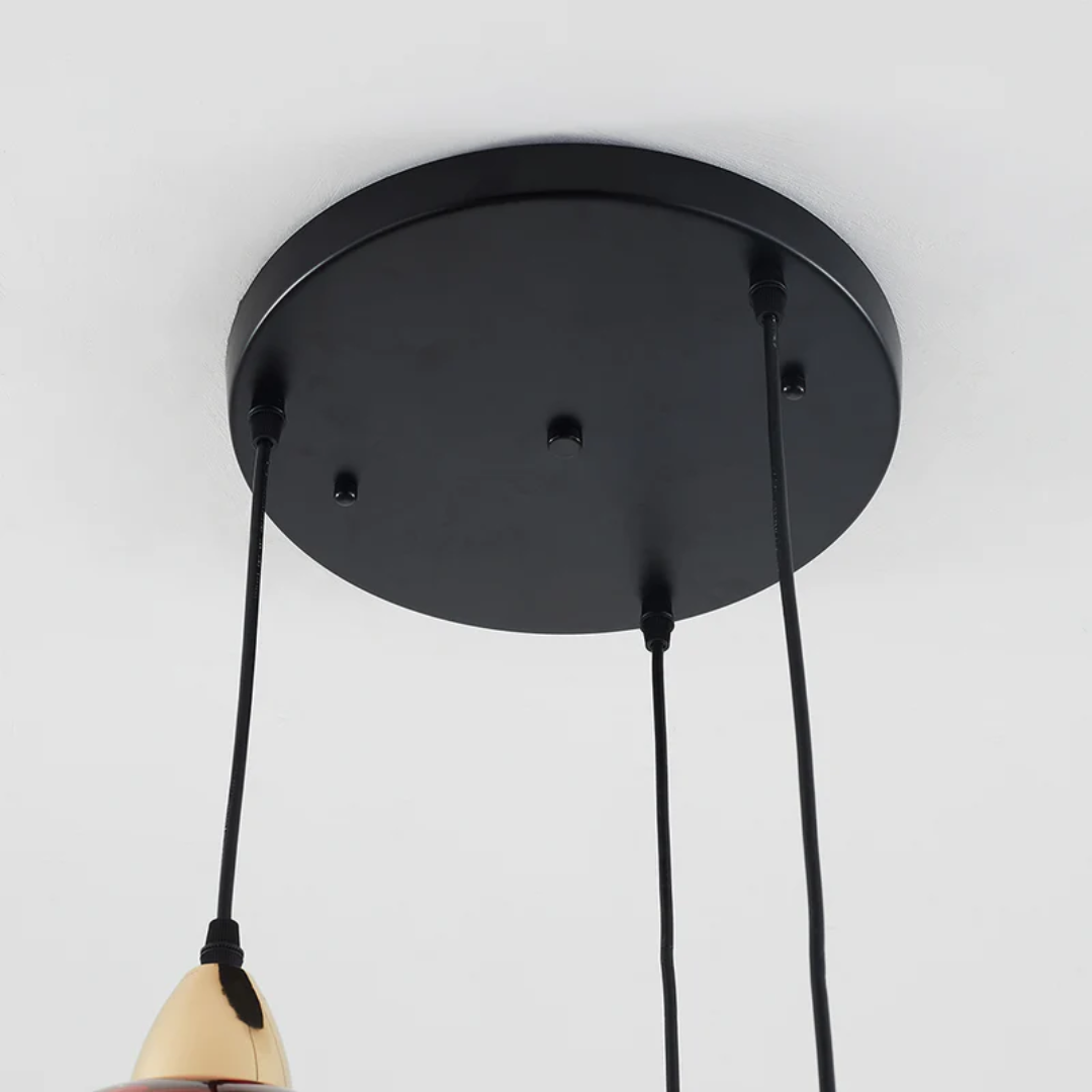Modern Cluster Pendant Lamp with 3 Lights - Cascade | Bowlift
