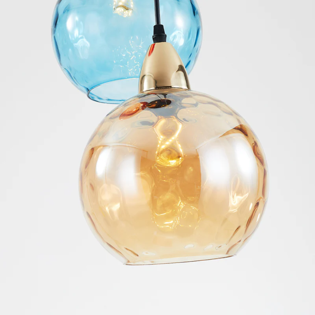 Modern Cluster Pendant Lamp with 3 Lights - Cascade | Bowlift