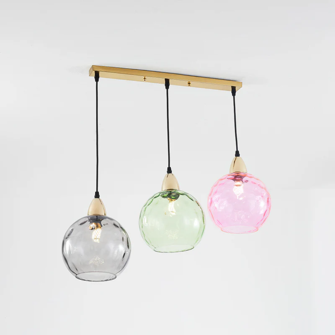 Modern Cluster Pendant Lamp with 3 Lights - Cascade | Bowlift