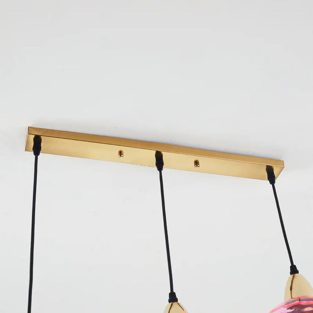 Modern Cluster Pendant Lamp with 3 Lights - Cascade | Bowlift