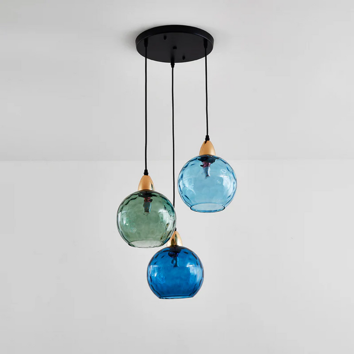 Modern Cluster Pendant Lamp with 3 Lights - Cascade | Bowlift
