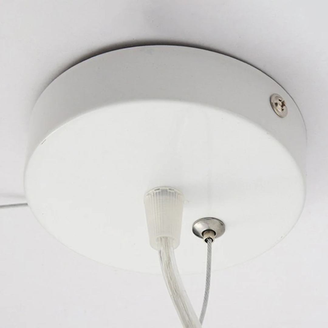 Designer Cloud LED Pendant Lamp White PVC/Cotton - Nimbus | Bowlift