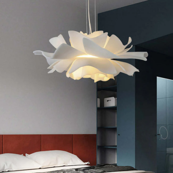 BowLift | Design Pendant Lamp Flower White Metal - Sophia