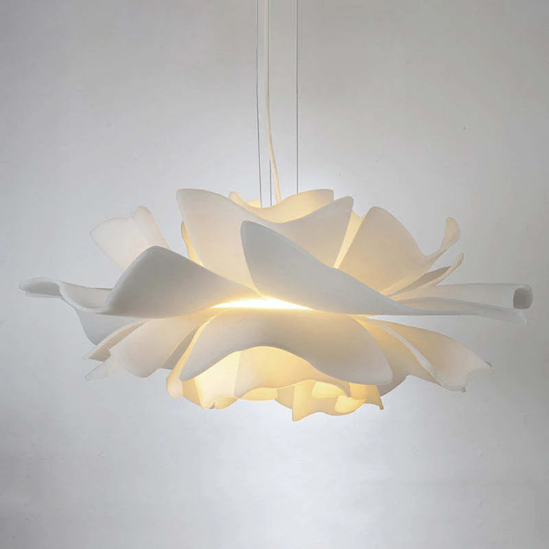 BowLift | Design Pendant Lamp Flower White Metal - Sophia
