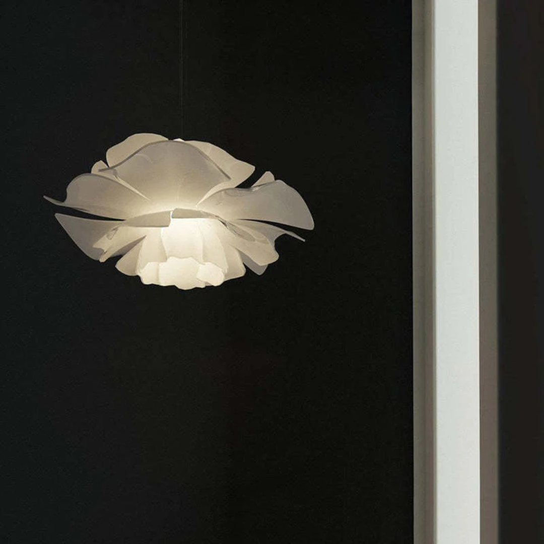 BowLift | Design Pendant Lamp Flower White Metal - Sophia