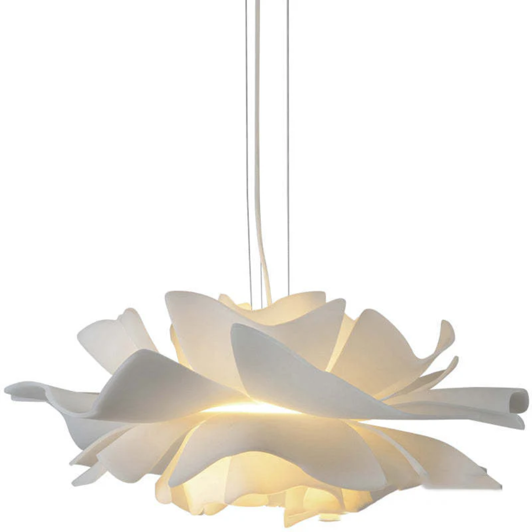 BowLift | Design Pendant Lamp Flower White Metal - Sophia
