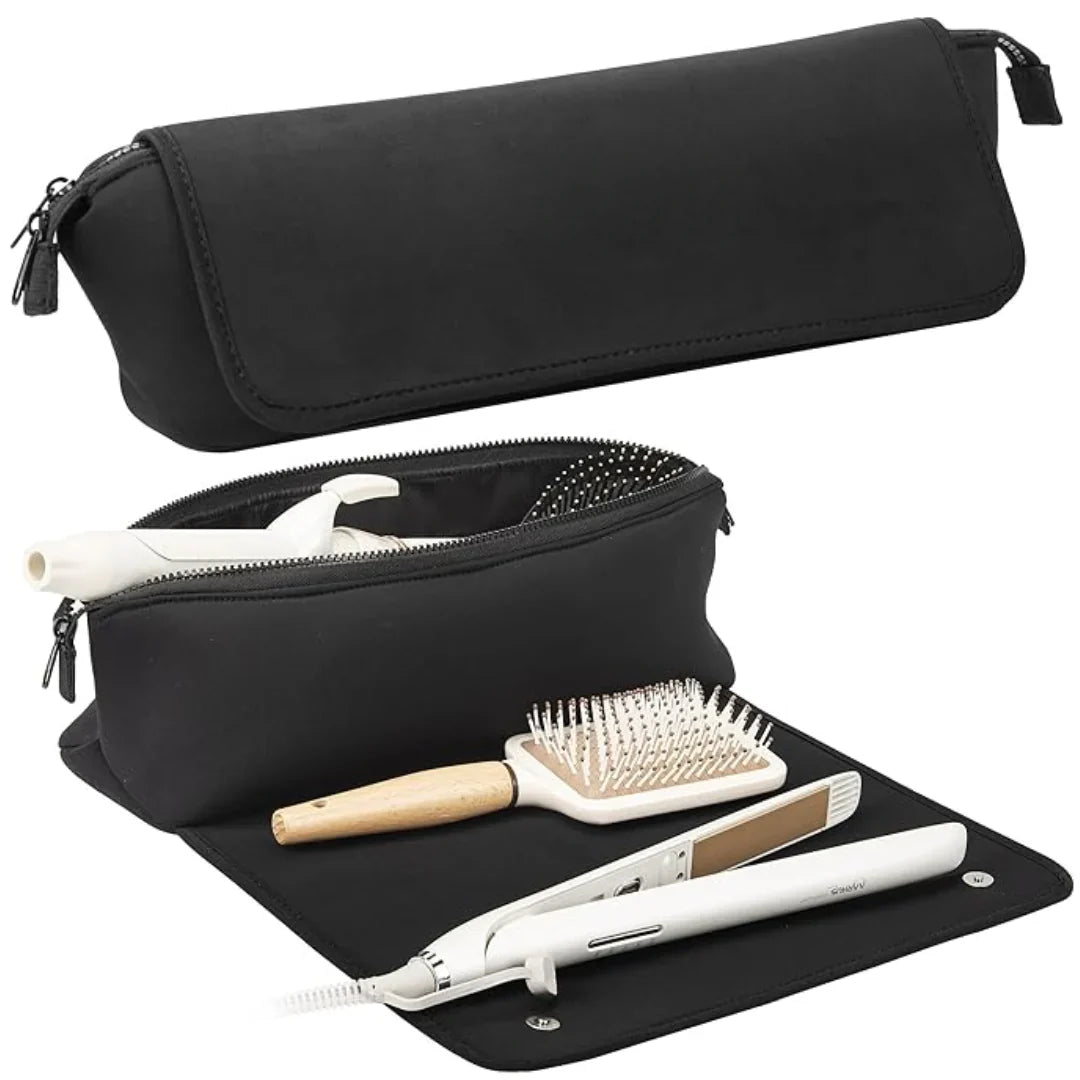 BowLift | 2-in-1 hair tool travel bag & heat-resistant mat