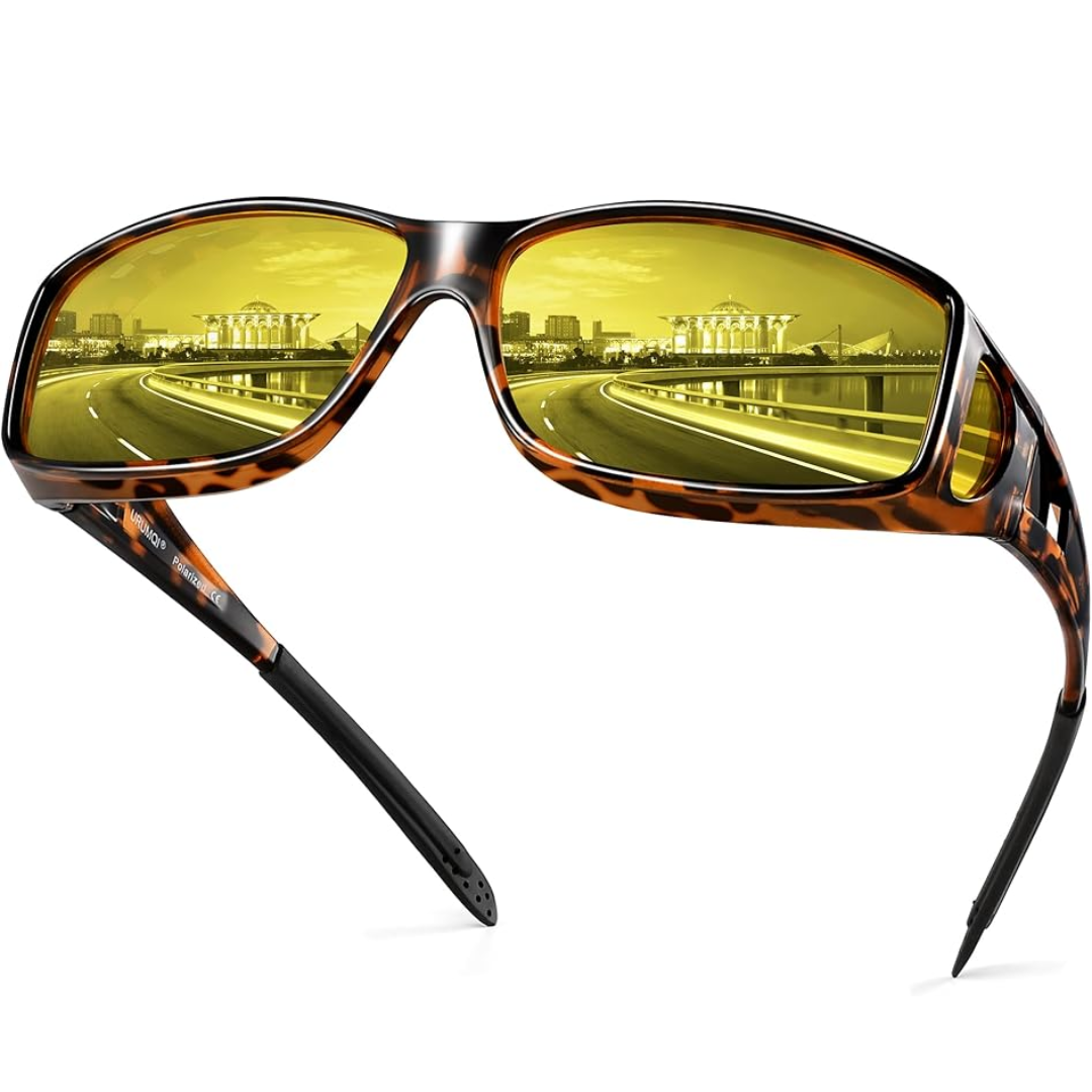BowLift | Jeremy Night Vision Polarised Driving Glasses – Anti-Glare Glasses for Safer Night Driving