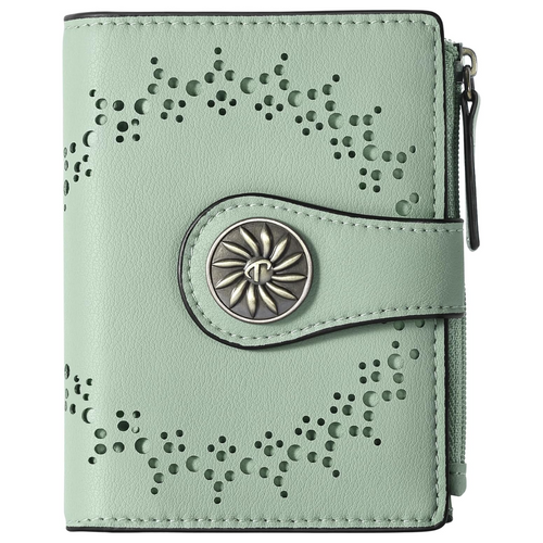 Elegant RFID Women's Wallet with Zipper Bowlift