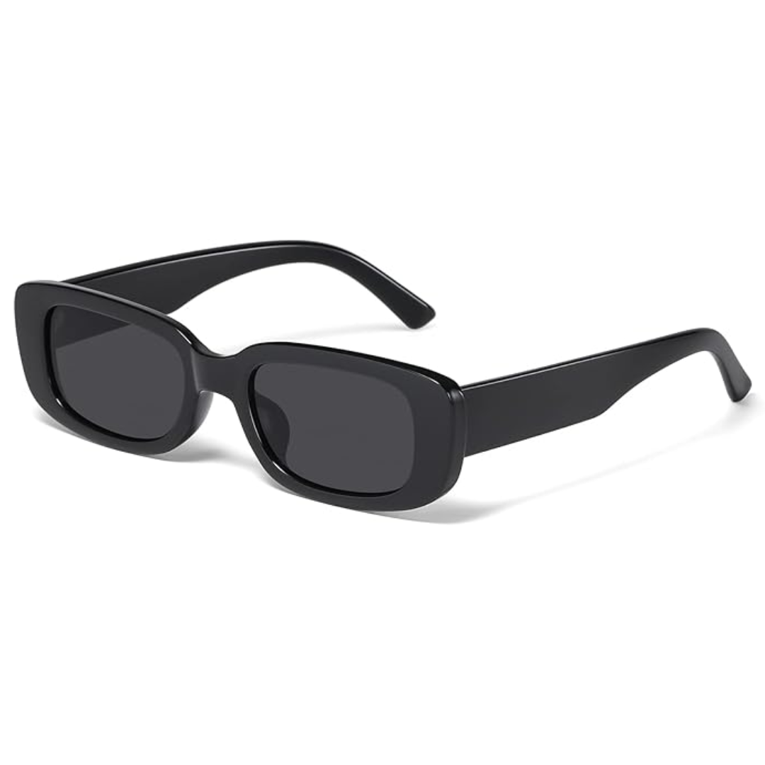 Retro Rectangular Y2K Sunglasses - Aria | Bowlift
