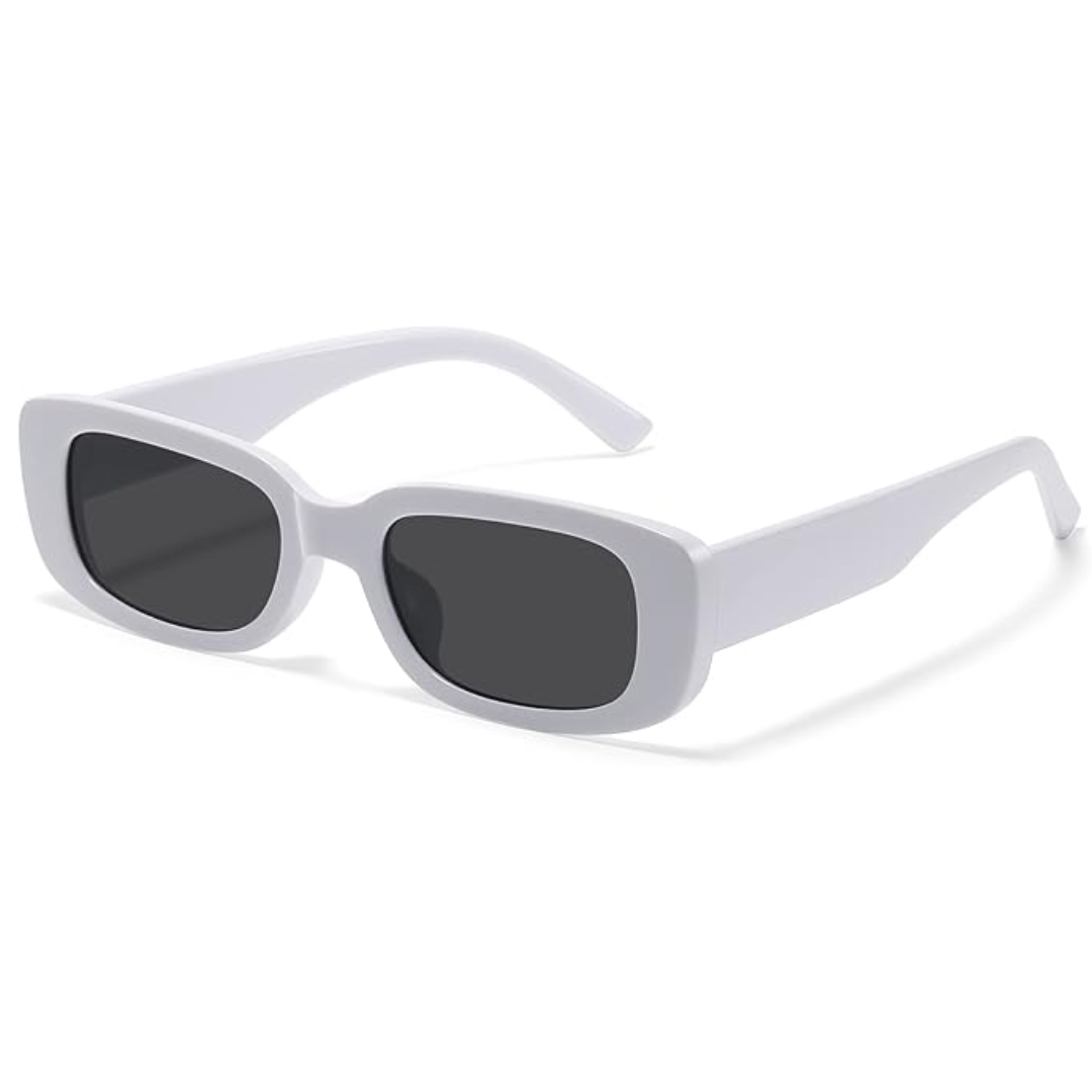Retro Rectangular Y2K Sunglasses - Aria | Bowlift