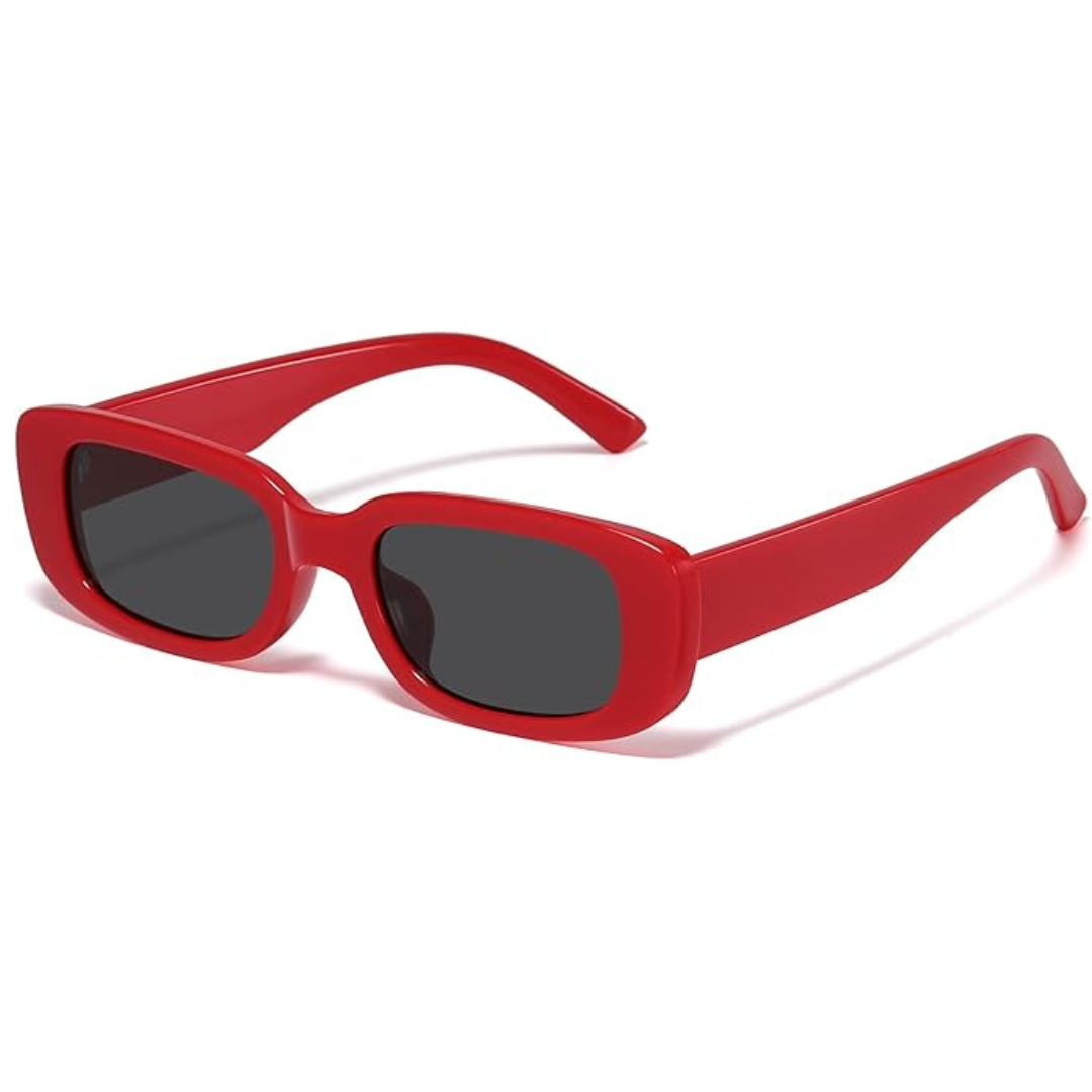 Retro Rectangular Y2K Sunglasses - Aria | Bowlift