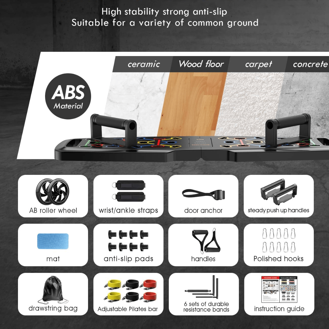 BowLift | Compact fitness set for strength training & full-body workout at home