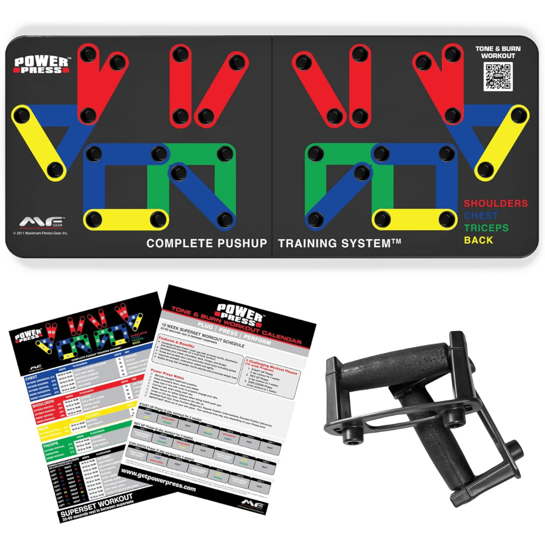 BowLift | Foldable push-up board with 30 training positions for targeted muscle training