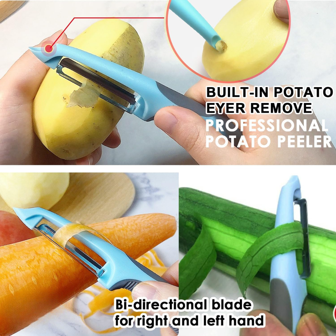 VeggieMaster - 3-in-1 Julienne Schiller voor Groenten Bowlift