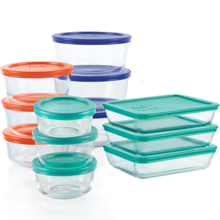 BowLift | 12-piece glass storage set with click lids for freshness & sustainable kitchen organization