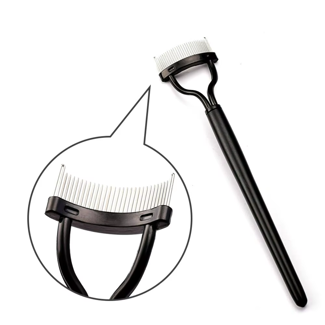 BowLift | BelleCurve Eyelash Comb & Mascara Brush | Perfect Definition | Clump-Free | With Protective Cap