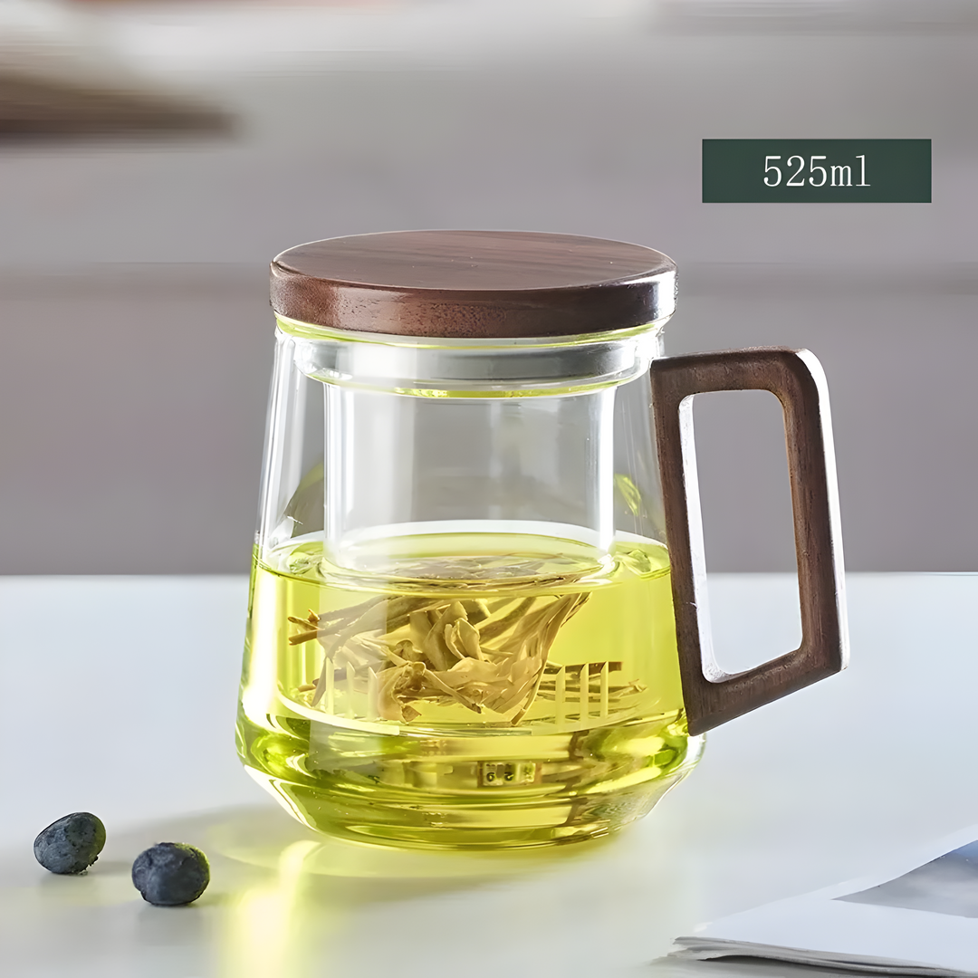 ArtisanBrew Cup – Heat-resistant glass tea cup | Bowlift