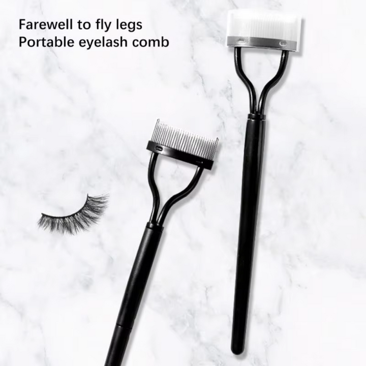 BowLift | BelleCurve Eyelash Comb & Mascara Brush | Perfect Definition | Clump-Free | With Protective Cap