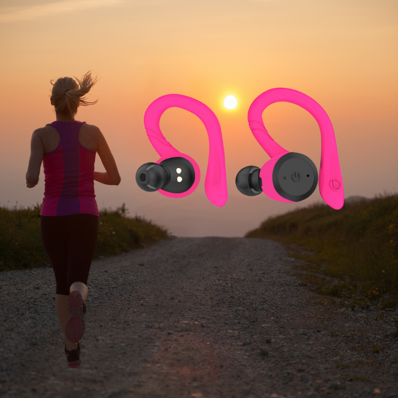 BowLift | Vega - Waterproof wireless sports earplugs with 20 hours playtime