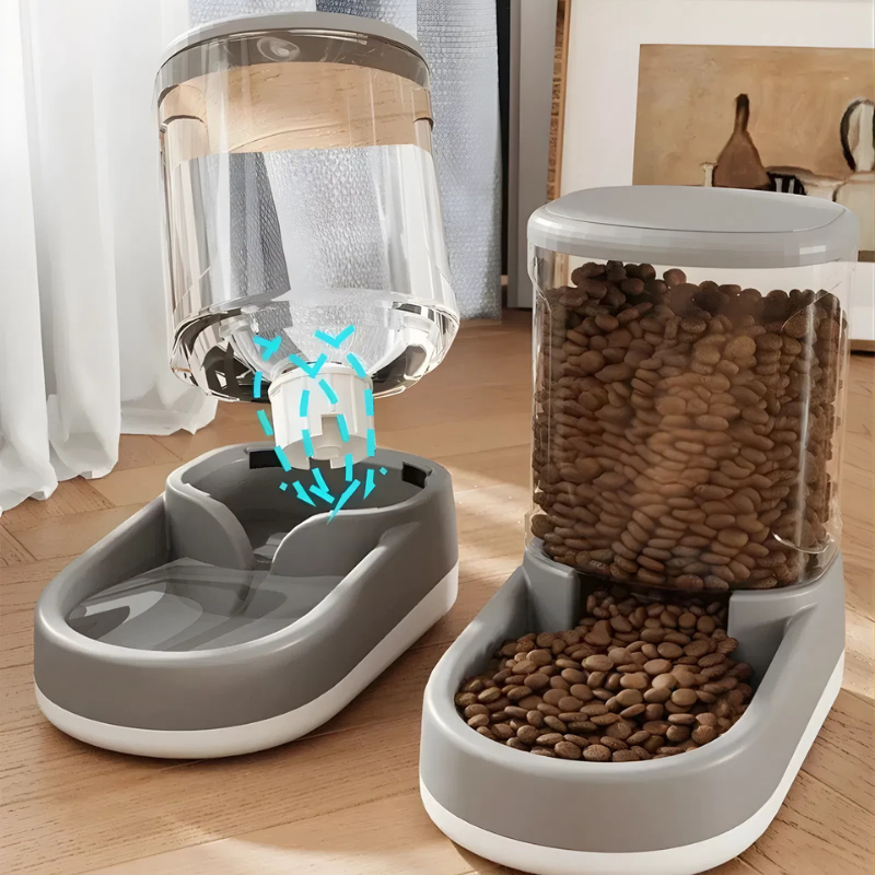 PawFill Feed & Water Dispenser Set automatic | Bowlift