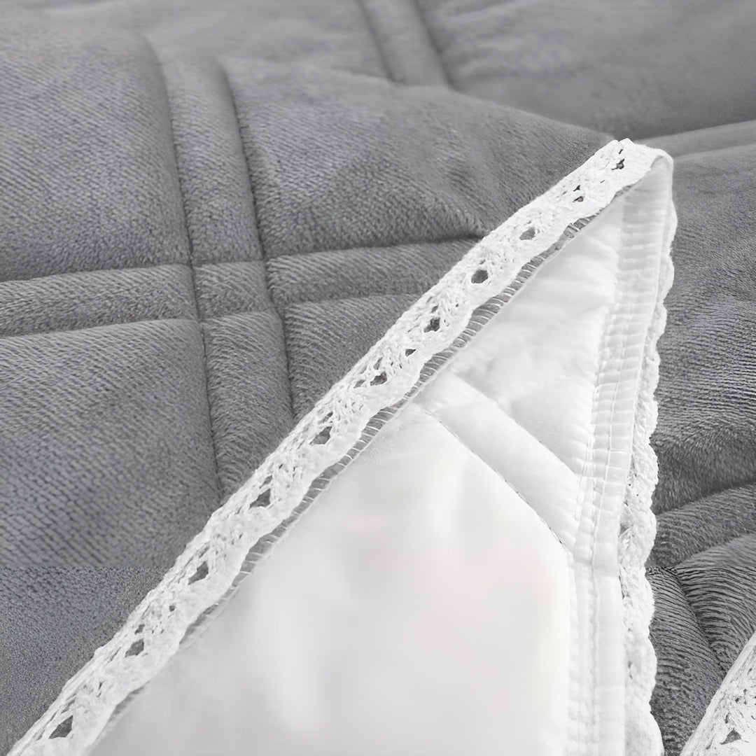 Headboard Cover Quilted – Premium Padding for More Comfort | Decorative & Protective | Bowlift