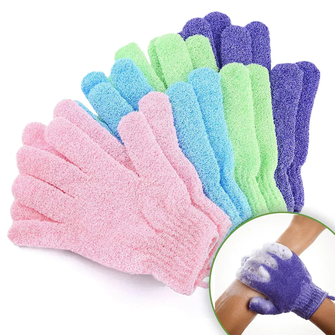 BowLift | Exfoliating Bath Gloves – Set of 2