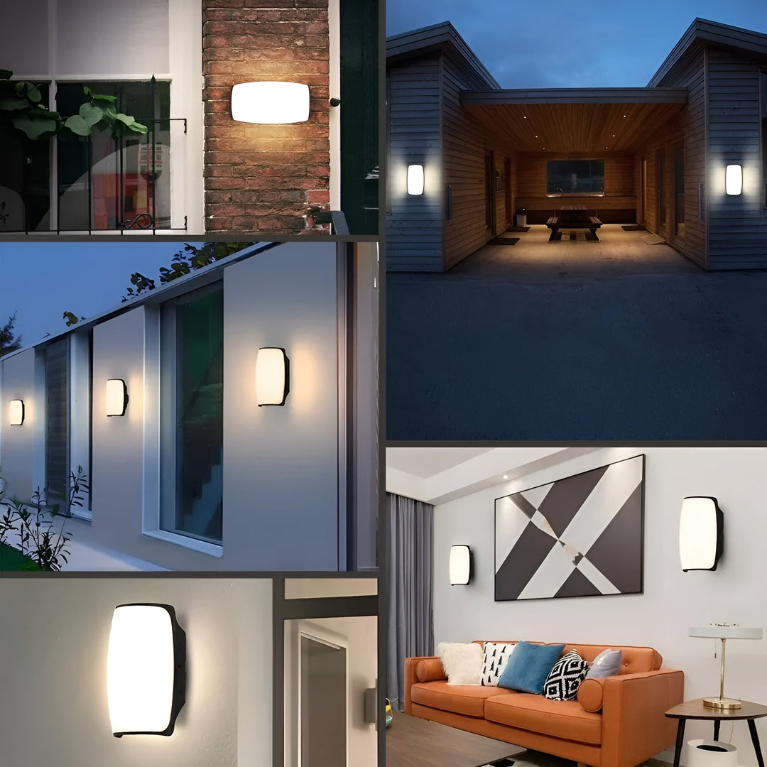 LED Outdoor Wall Light – Waterproof with Motion Sensor | Perfect for Garden, Terrace & Driveway | Bowlift