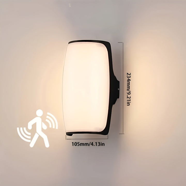 LED Outdoor Wall Light – Waterproof with Motion Sensor | Perfect for Garden, Terrace & Driveway | Bowlift