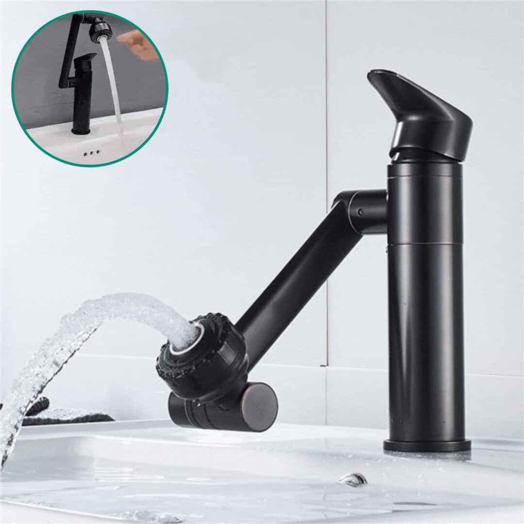 BowLift | FLEXISPOUT – Flexible 360° Basin Tap with Spray Function