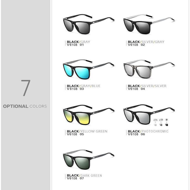 BowLift | Unisex Retro Aluminum Sunglasses Polarized Lens