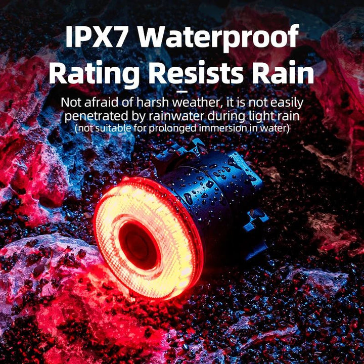 BowLift | Intelligent, USB-C rechargeable bicycle rear light with IPX6 water protection and 300° visibility