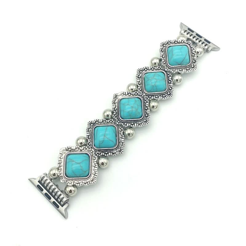 BowLift | Artistic smartwatch band in turquoise in boho design