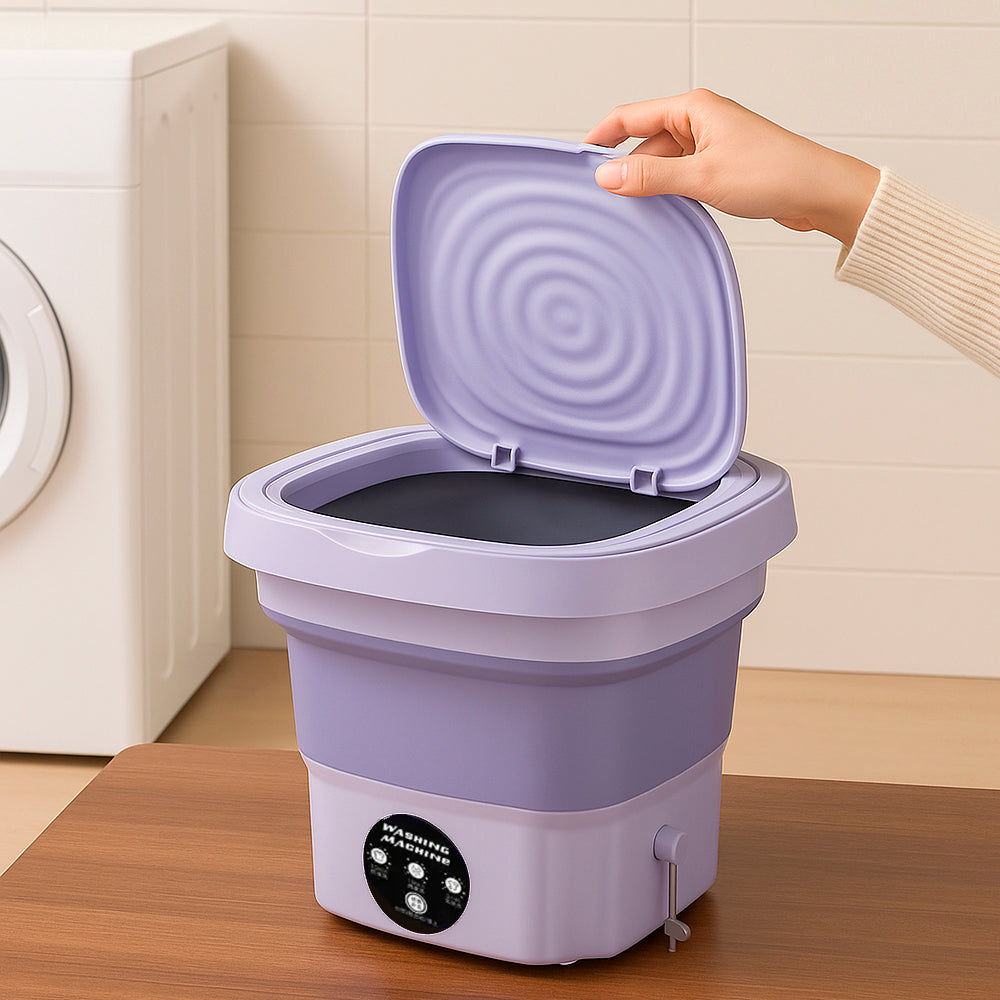 Portable & Foldable Washing Machine with Drying Function | Bowlift