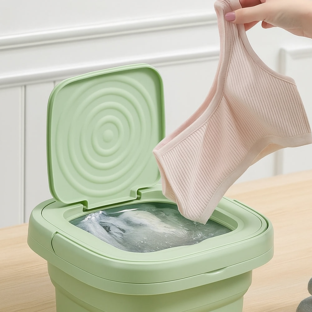 Portable & Foldable Washing Machine with Drying Function | Bowlift