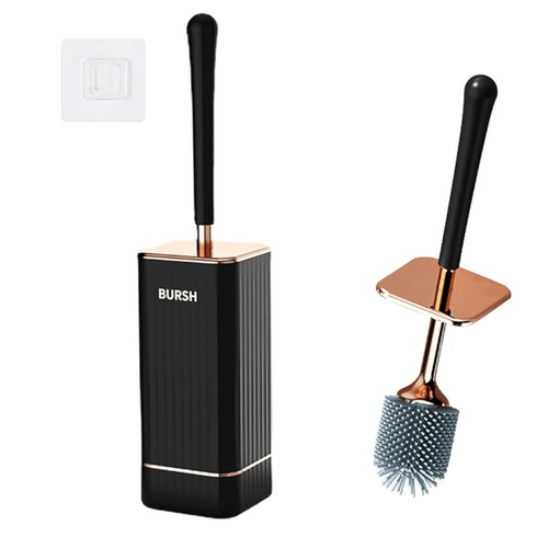 BowLift | Elegant Flexi Toilet Brush with Quick-Drying Wall Holder