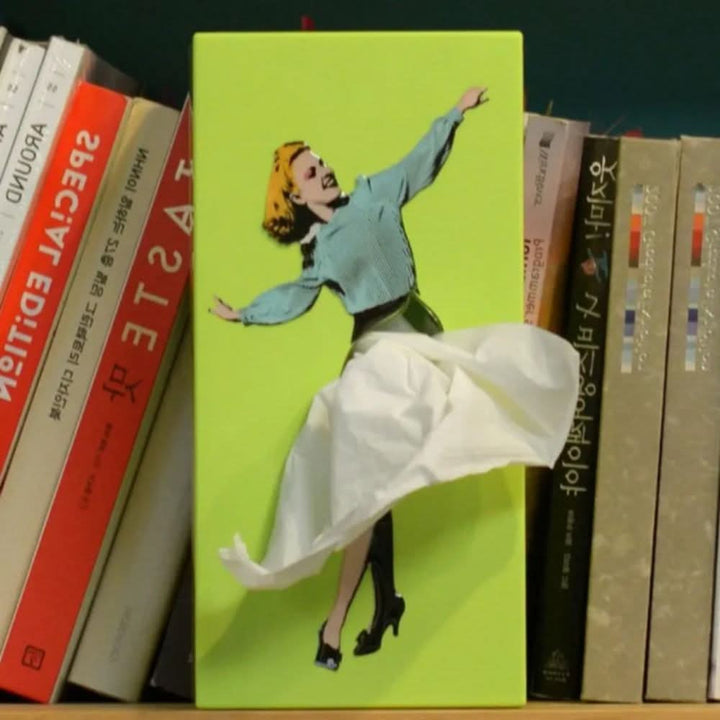 BowLift | Playful Handkerchief Box in Skirt Design